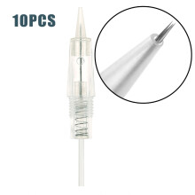 10pcs Micro Needle Cartridge for Eyebrow Lip Tattoo, Sterile, 0.2-0.25mm