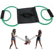 Outdoor Water Balloon Launcher Elastic 3 People Bomb Beach Party Toys Line Length 2.1m