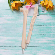 Kids Bone-Shaped Ballpoint Pens 5Pcs Set School Office Supplies Creative Gift