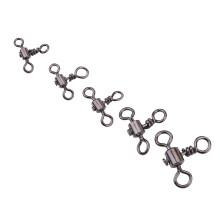 100pcs Fishing Swivels Set, 5 Sizes, Nickle Plated, Tackle Accessories