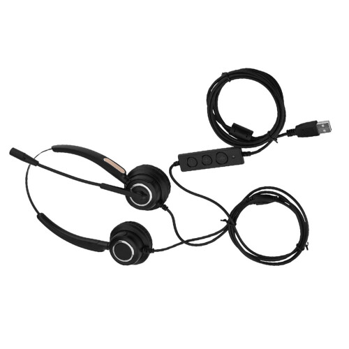 Lightweight USB Headset for Call Centers with Noise Cancelling Microphone 2