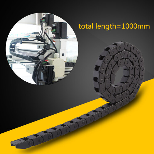 R28 Black Nylon Cable Drag Chain 1000mm/40" for 3D Printer/CNC 2
