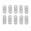 Flat Mending Plates Repair Fixing Joining Brackets 40x15mm 10pcs 2