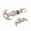 Outdoor Stainless Steel Multi Function Folding Grappling Hook (S) 2pcs 13