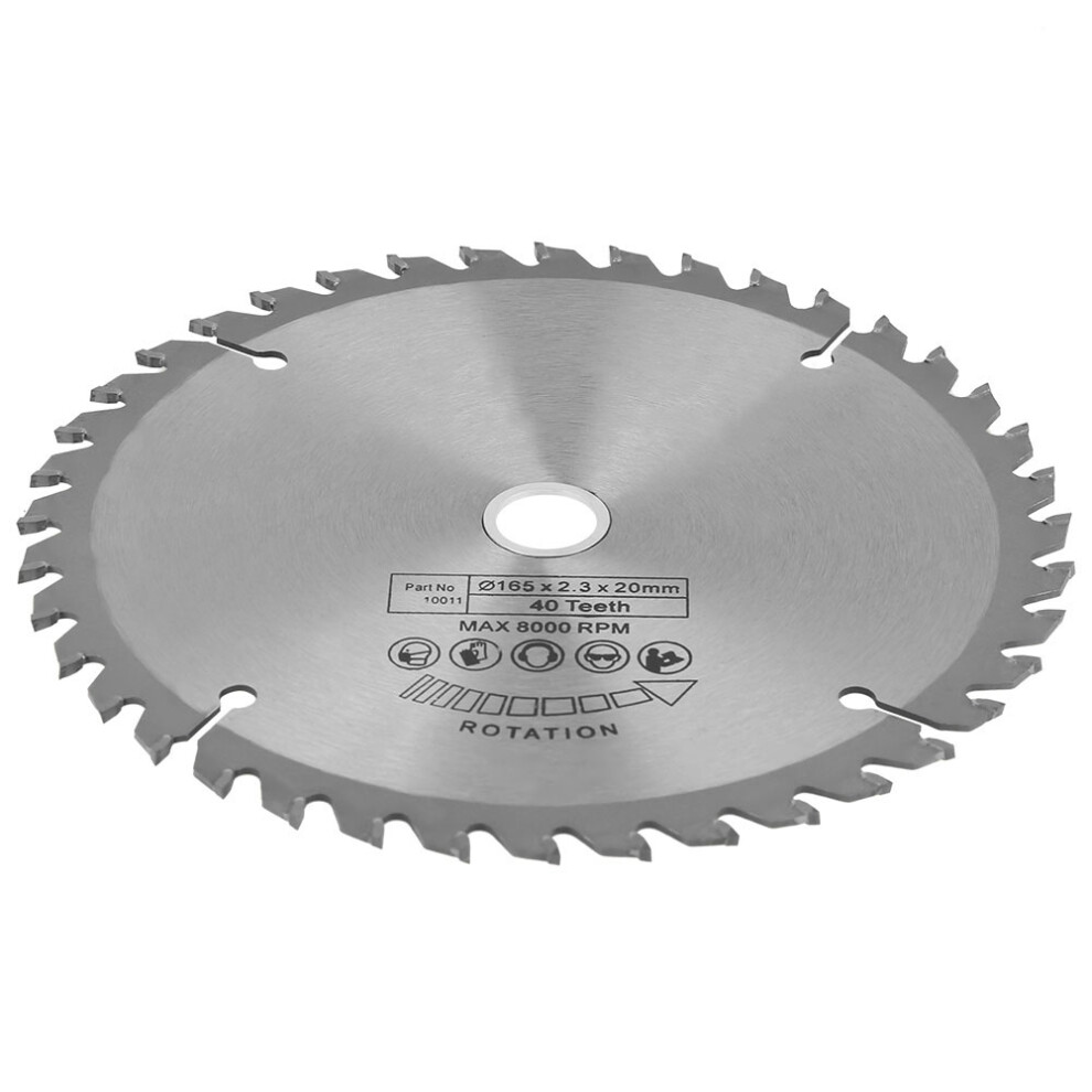 165Mm Diamond Circular Saw Blade 40 Teeth For Woodworking 4951392933987