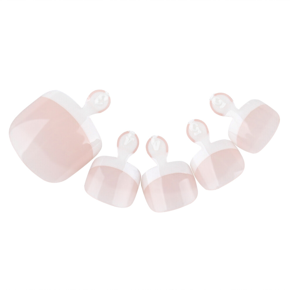 French Toenail Tips Set of 24