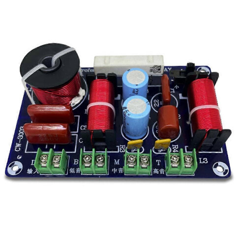 Διαιρέτης συχνότητας 3 κατευθύνσεων Hi-Fi Crossover Audiophile Home Theater Υψηλά μεσαία και χαμηλά