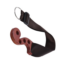 Solid Wood Cello Endpin Holder Non-slip Pad Red Wood, Adjustable&Portable