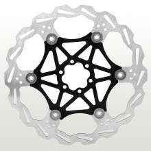 Bike Floating Brake Rotor 160mm Black