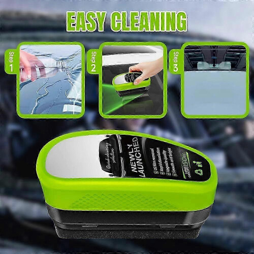 Clear Vision Glass Cleaner 2026 Oil Film Cleaning Brush For Car Windows ...