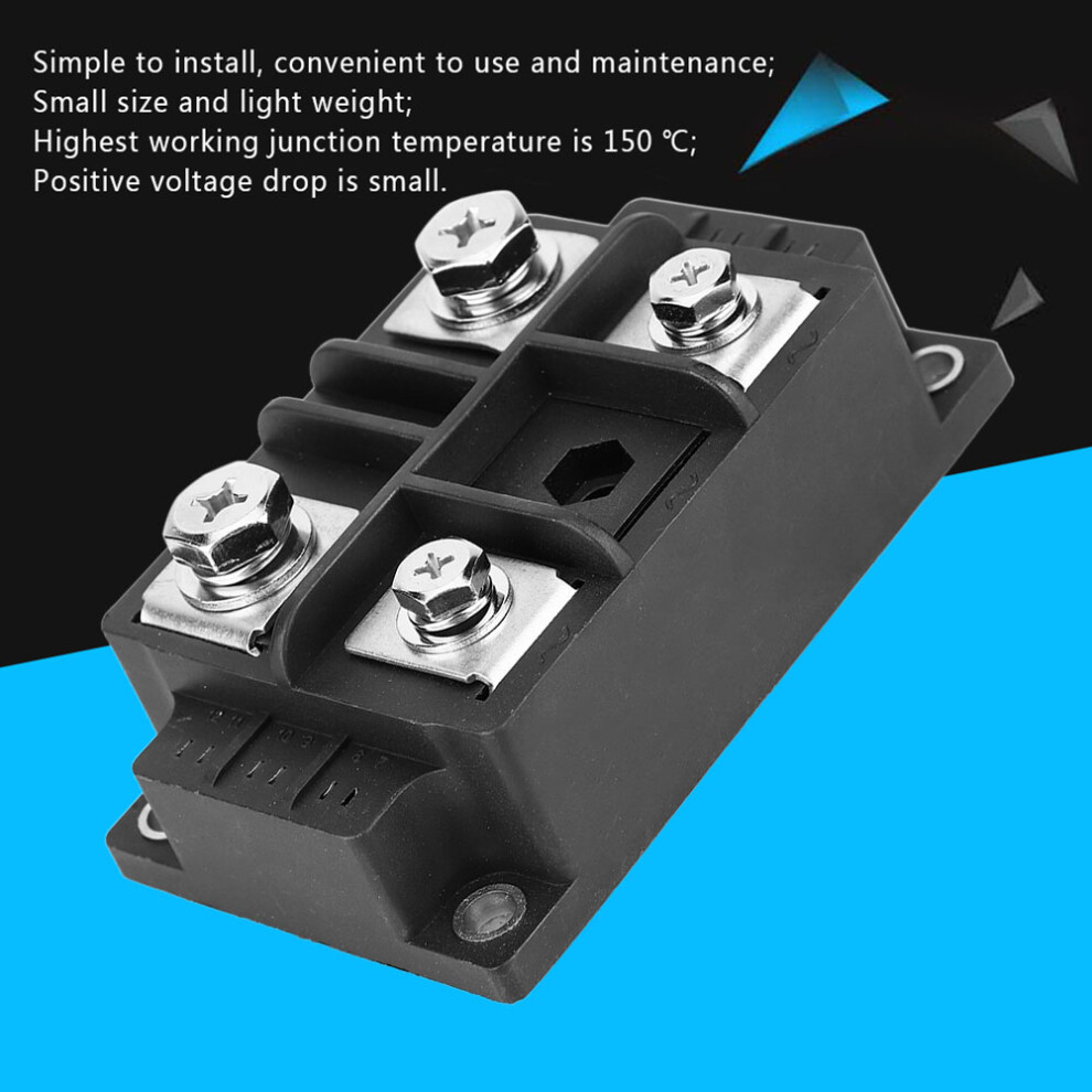 Single Phase 300A 1600V Diode Bridge Rectifier 110*67*40Mm 8491393051120