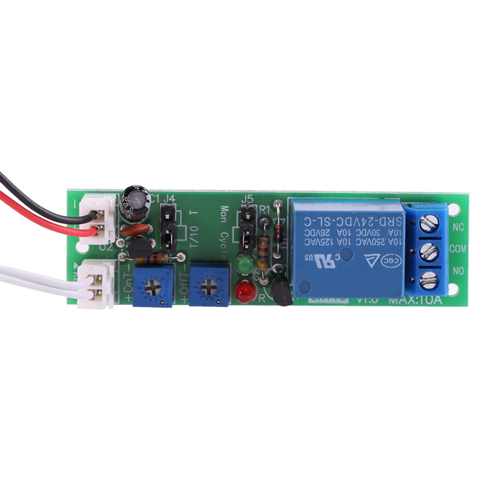 Adjustable Dc24v Cycle Timer Delay On/Off Relay Module 0-30Min 3081393052057