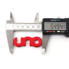 10 pcs Aluminum Rope Buckles for Tent & Shelter, 3-9mm Red/L