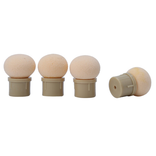 10pcs Replaceable Sponge Heads for Nail Art Dotting Pen, 1cm Diameter