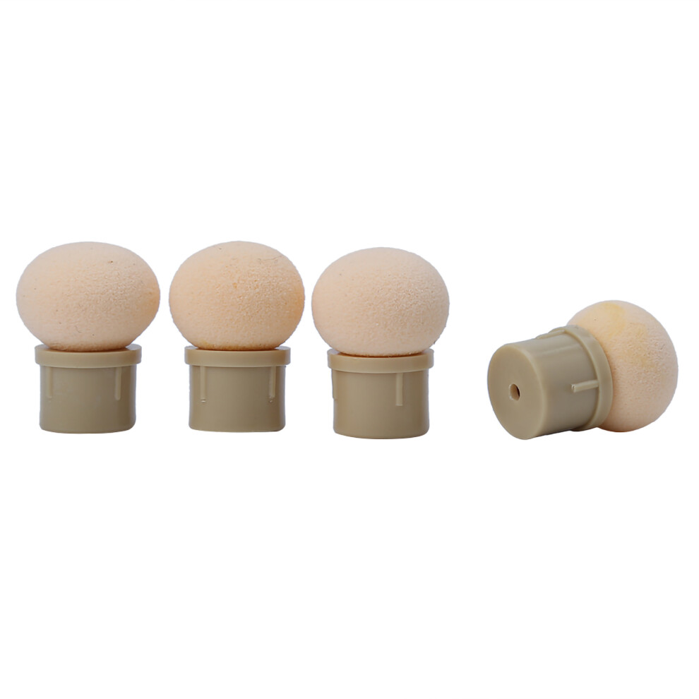 10pcs Replaceable Sponge Heads for Nail Art Dotting Pen, 1cm Diameter