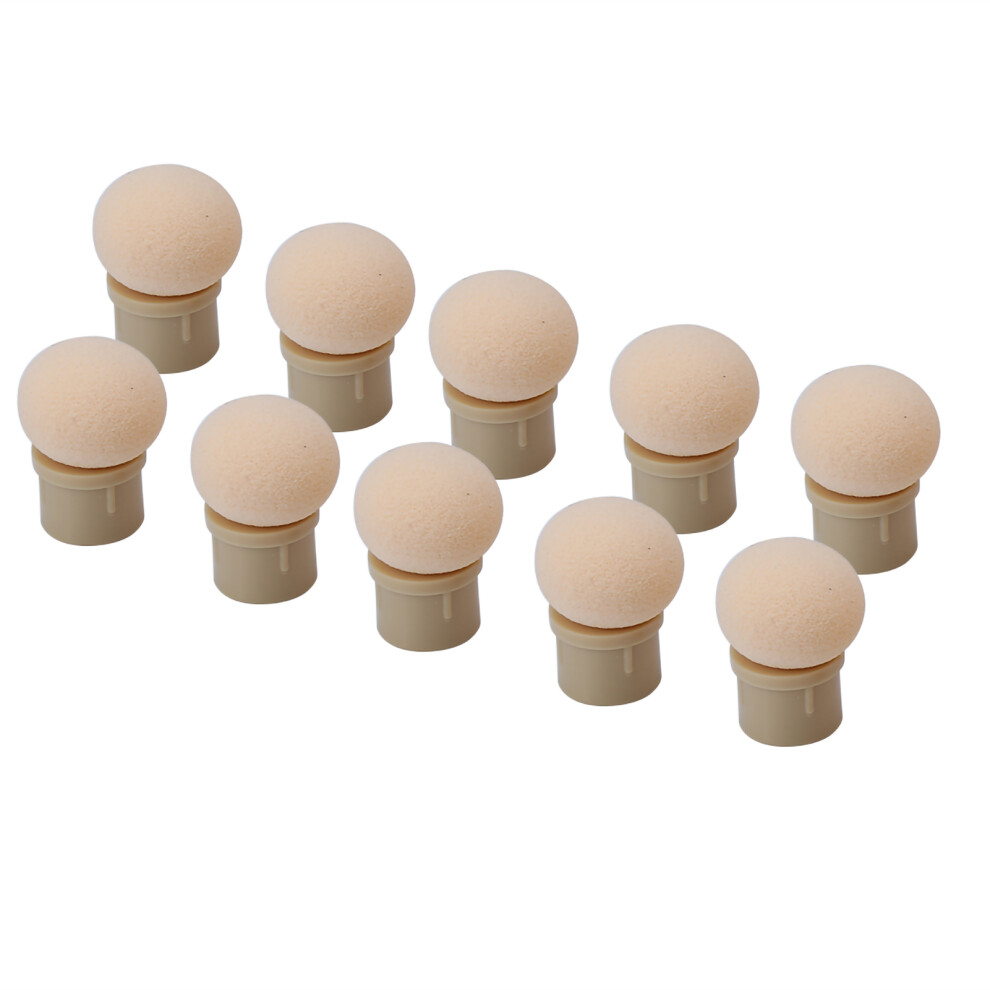 10pcs Replaceable Sponge Heads for Nail Art Dotting Pen â Round End