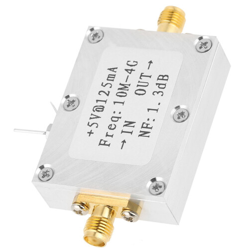 Wideband 0.01-4GHz 21dB Low Noise Amplifier Module 7x3.2cm 1