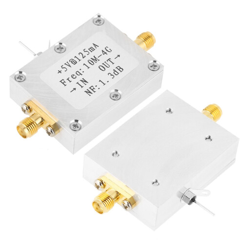 Wideband 0.01-4GHz 21dB Low Noise Amplifier Module 7x3.2cm 2