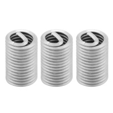 50pcs M6 x 1.0 SS304 Helical Thread Inserts, 3D Length