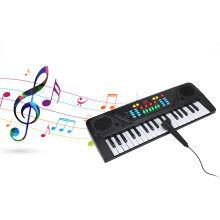 Beginners Piano Keyboard for Kids-37 Keys Keyboard Electronic Music Black +White