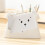 Whimsical Bear Face Large Opening Stationery Organizer Fits 2