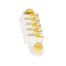 Moderm Wall Mounted Toothpaste And Cream Organizer For-Yellow