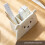 Whimsical Bear Face Large Opening Stationery Organizer Fits 7