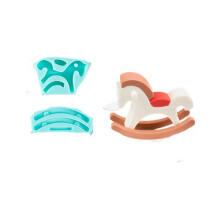 Horse Shape Silicone Candle Molds-10.5cm rocking horse