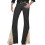 Disco Pants for Men,Sparkling Sequins Bells Bottom-Khaki M 1