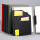 PU Leather Conference Folder File Organiser With Multiple-Red 3