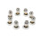 8PCS 25mm Διάμετρος Ντους Γυάλινη Συρόμενη Πόρτα Κρεμαστός Τροχός Ρολό Μπάνιο Συ 1