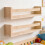 Smooth Wall Shelf For Nursery Or Kids Space Ideal For-White 3