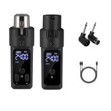 UHF Wireless Microphone Converter XLR wiederaufladbares Sender- und Empfängermikrofon für 0V-dynamische Mikrofone