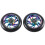2 Stück 110 mm Bunte Aluminium-Stuntroller-Felgen Aluminium-Roller-Roller Zubehör 2