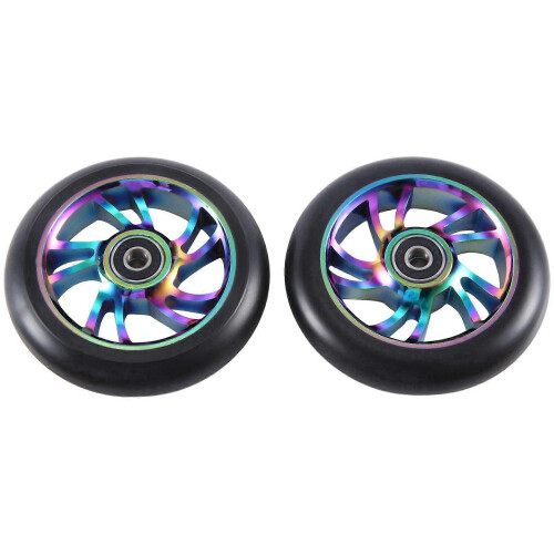 2 Stück 110 mm Bunte Aluminium-Stuntroller-Felgen Aluminium-Roller-Roller Zubehör 1