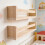 Smooth Wall Shelf For Nursery Or Kids Space Ideal For-White 5