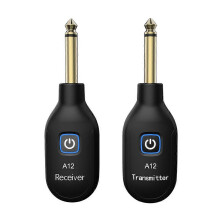 Guitarra Elétrica Transmissor sem fios Soprador elétrico Transceptor de Baixo Acessórios para Instrumentos Musicais A12