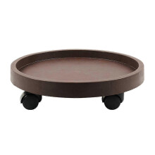 Wear-Resistant Mobile Planter Base with Wheels for Large Potted Plants - Thickened & Round