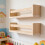 Smooth Wall Shelf For Nursery Or Kids Space Ideal For-White 6
