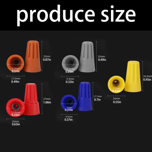 Colorful Electrical Insulated Spirals Cable-325pcs set 2
