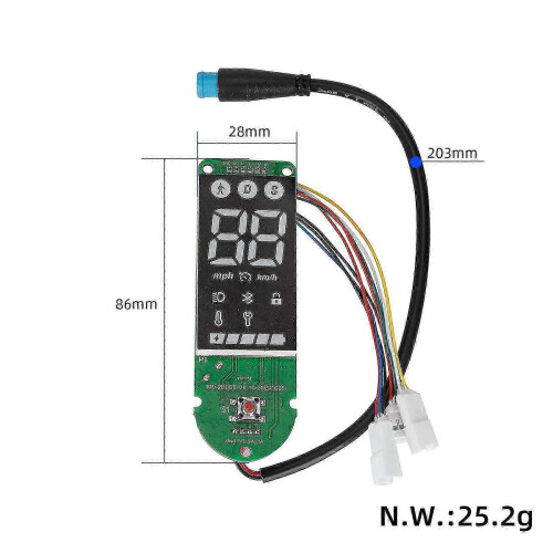 För Xiaomi 4Pro elscooter kretskortsdel Bluetooth-instrumentpanel 1