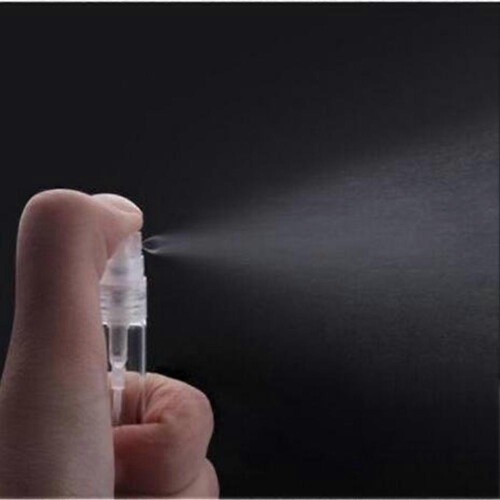 60Pcs Mini Spray Bottle 2Ml,Refillable Plactic Spray Bottle,Perfume Mouthwash Atomizer for Cleaning Refillable Container 1