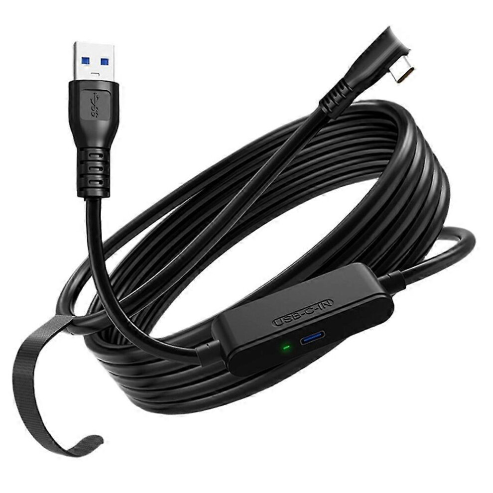 Usb3.2 Gen1 5M Vr Link Cable Type A To C Charging While Playing Transfer Cable 5Gbps For Meta Quest 3/3S/Pico 4 Ultra 6935161814538