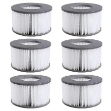 6 PCS-Ersatzfilterpatronen für MSpa-Filter für MSpa-Modelle ab 2020 für aufblasbare Pools