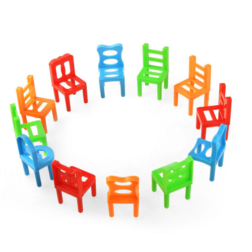 18Pcs Kids Plastic Stacking Chairs Set - Party Toy & Learning Game 2