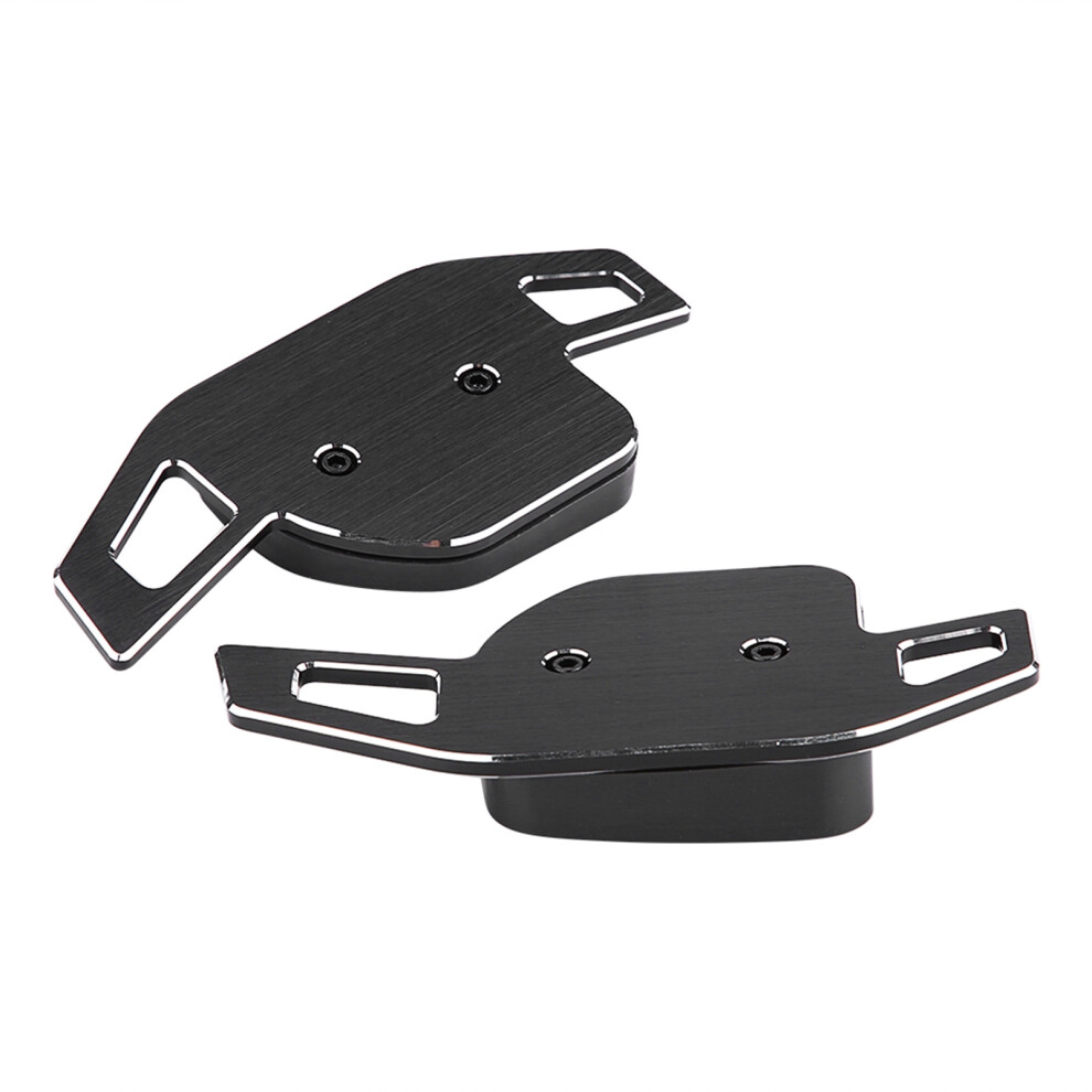 Aluminum Steering Wheel Shift Paddles For Audi A1-A8 Q5 Q7 12.3X5.8cm Black 8441362891776