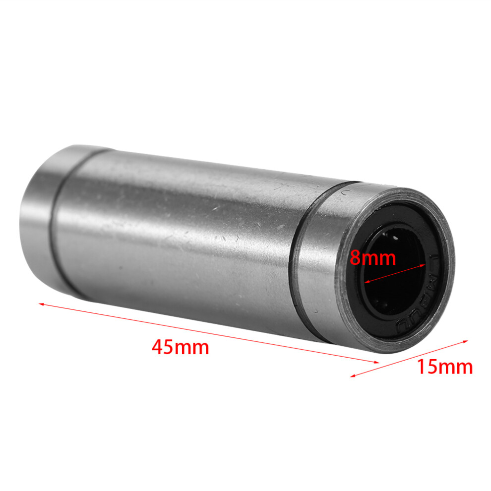 6Pcs Lm8luu Linear Bearings For 8Mm Precision Cnc & 3D Printer Motion Parts 8001392945209