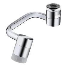 Universeller 1080 rotierender Wasserhahn-Extender-Belüfter, massiver Messing-Universalwasserhahn mit Splash-Filter