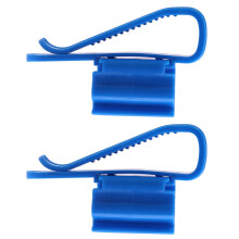 Fish Tank Water Tube Clamp 2Pcs Adjustable Plastic Holder for Aquarium Fittings