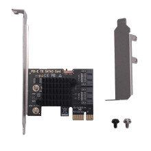 PCIe zu SATA 3.0 6G SSD Adapter PCI-E PCI Express X1 Controller-Erweiterungskarten-Riser Zusatzkarten-Mining-Karte